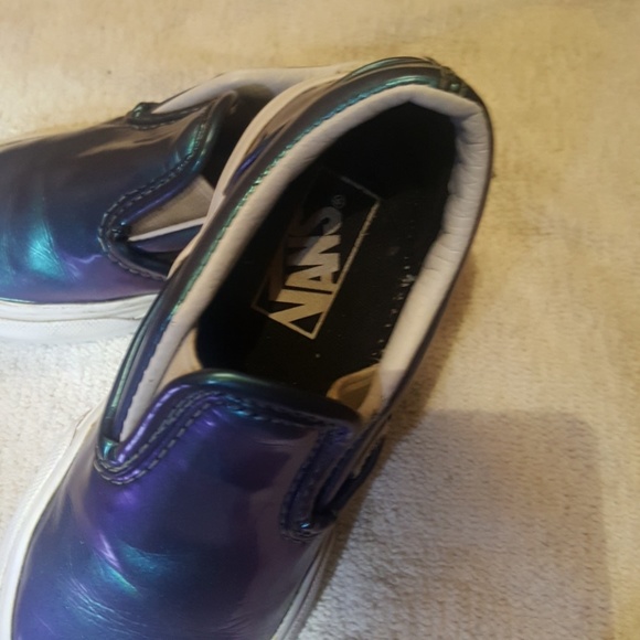 Shiny blue vans - Picture 3 of 4